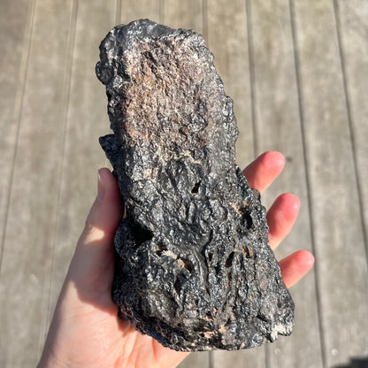 Hematite Large Base-Cut Crystal – Grounding, Protection
