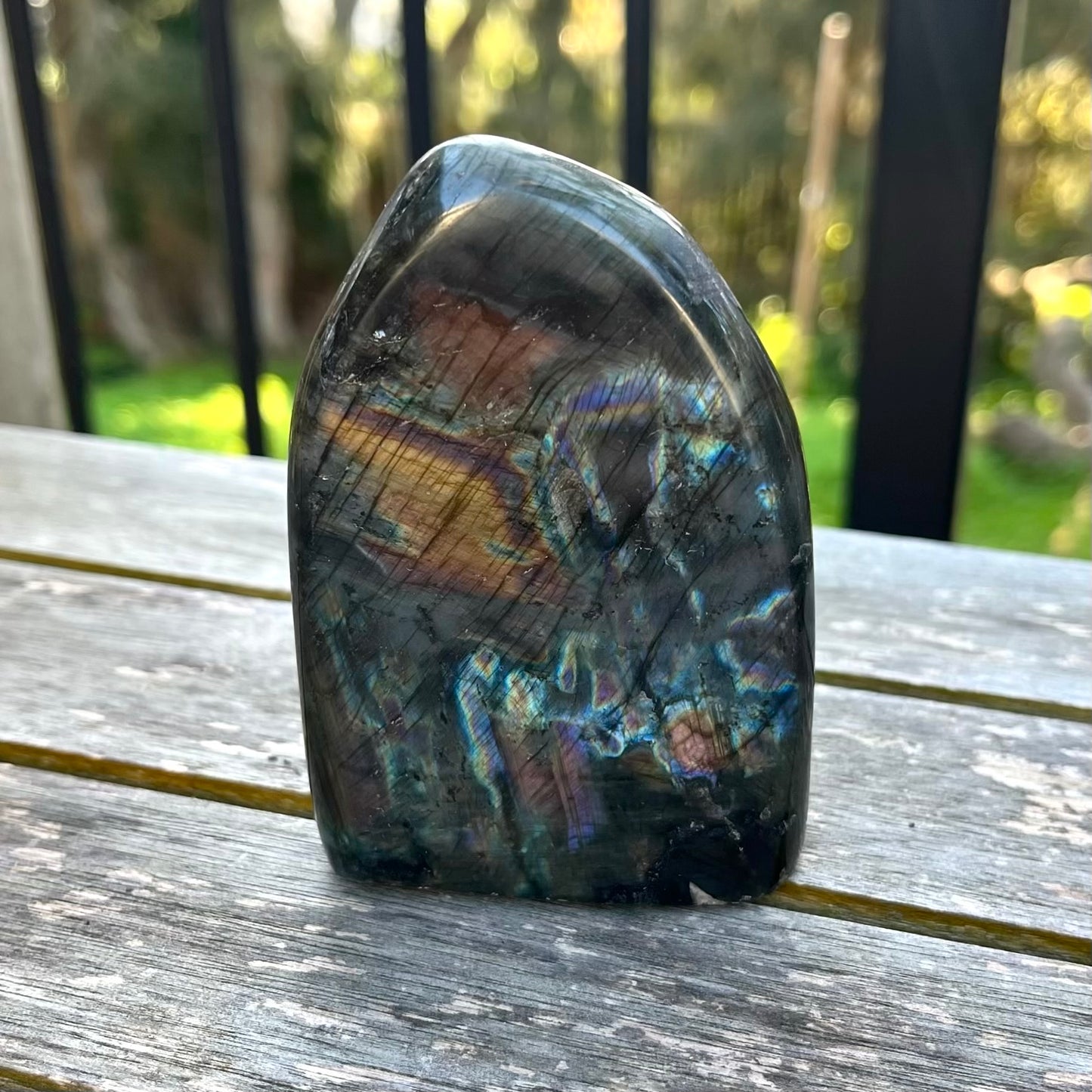 Labradorite Large Freeform Crystal - Intuition, Transformation