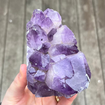 Amethyst Base-Cut Crystal – Calm, Protection & Balance