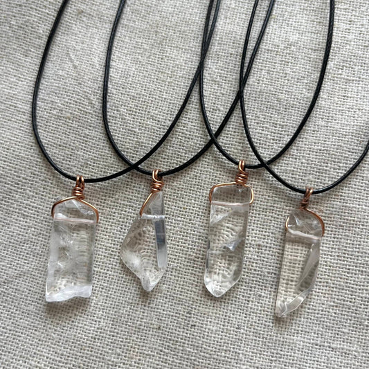 Spirit Pendant - Clear Quartz