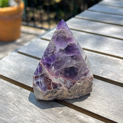 Amethyst Raw Point Crystal -Spirit, Calm, Balance