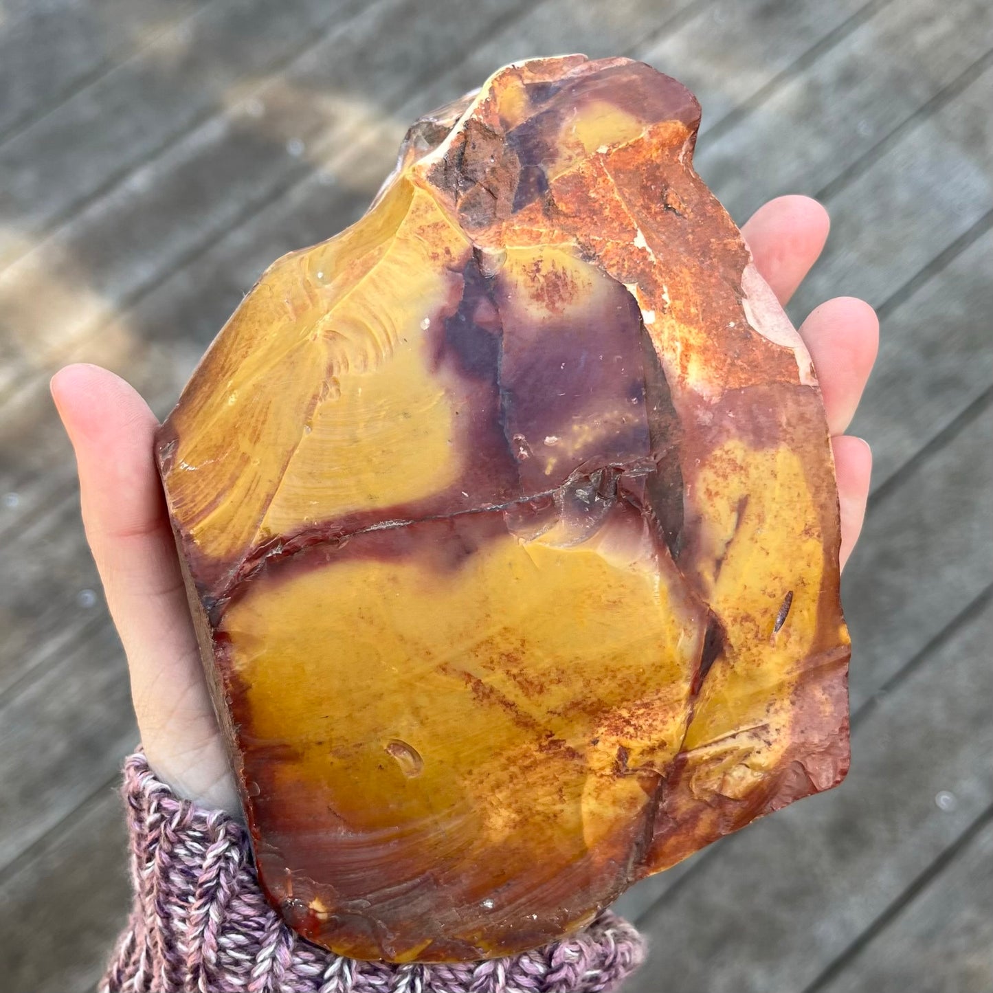 Mookaite Large Slab Crystal - Inner Strengh, Motivation