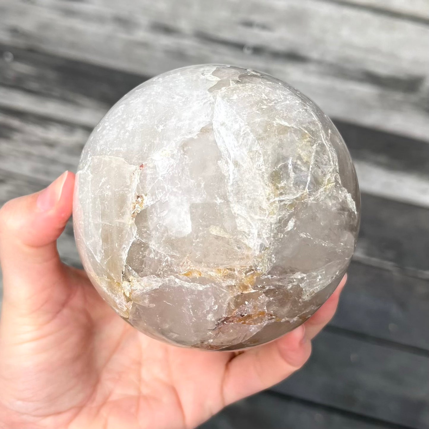 Quartz XL Sphere Crystal - Cleansing, Amplifying, Harmonising