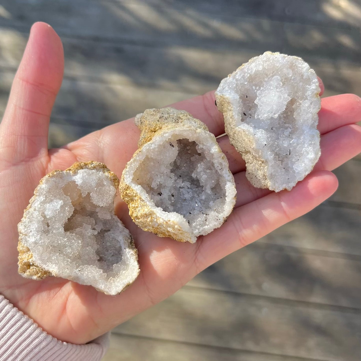 Quartz Geode Raw Crystal - High-Vibe, Amplification