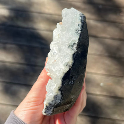 Apophyllite Medium Cluster Crystal - Calming, Intuition, Clarity, Spiritual Connection