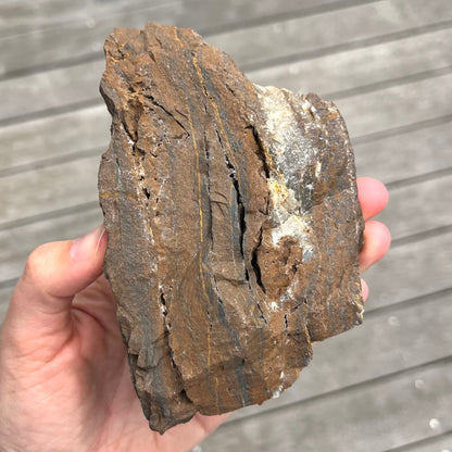 Tiger Eye Large Raw Crystal - Courage, Focus, Protection