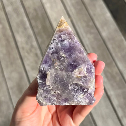 Amethyst Raw Point Crystal -Spirit, Calm, Balance