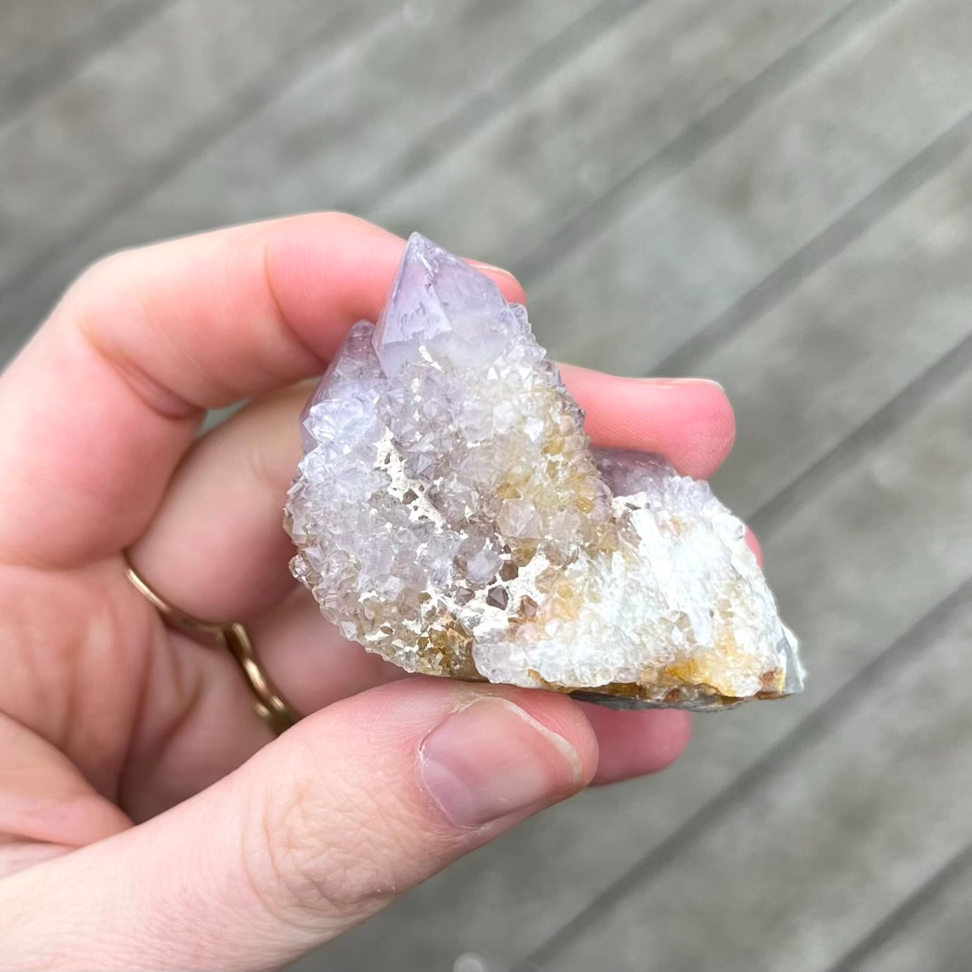 Spirit Quartz Small Crystal Specimen - Spiritual Growth, Harmony