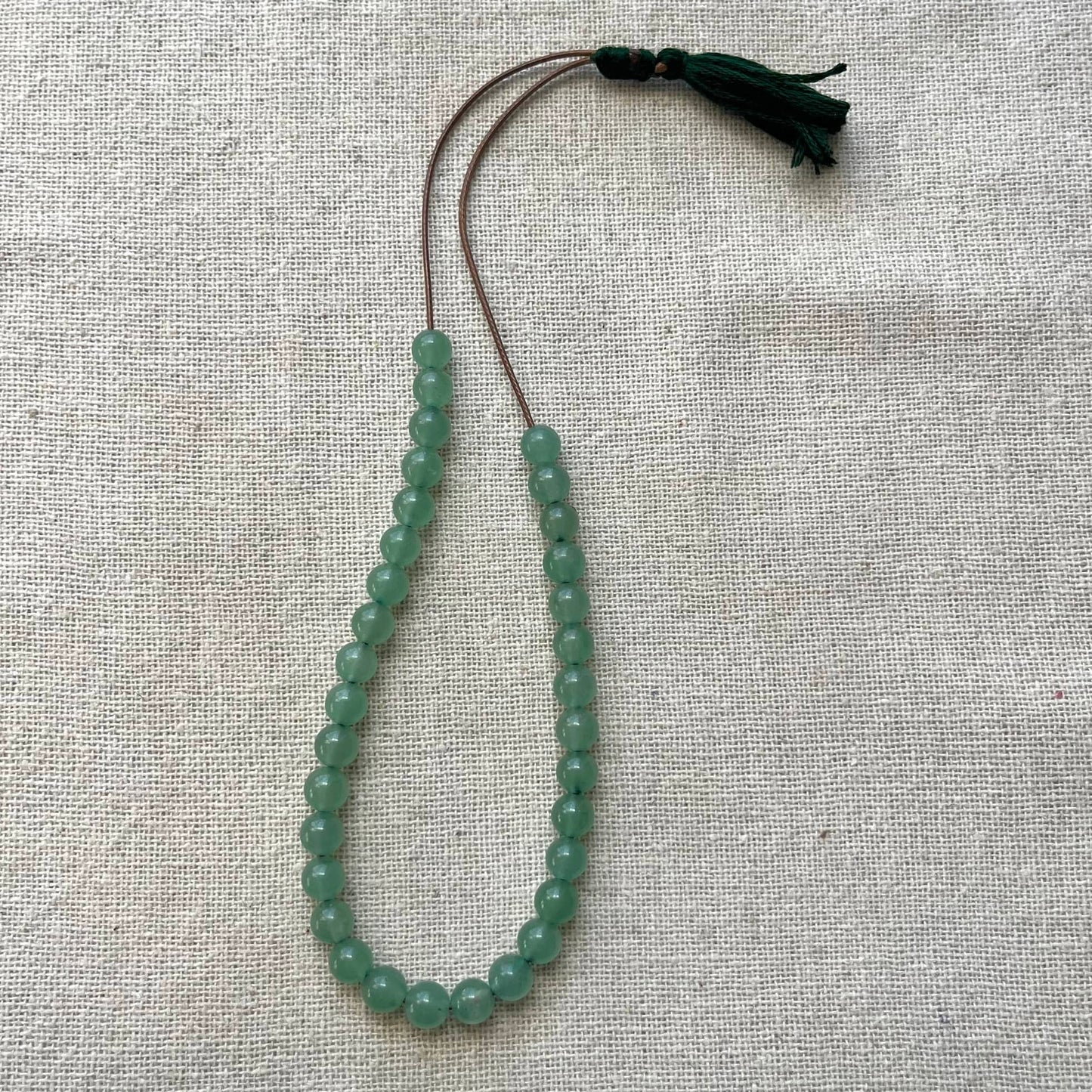 Komboloi Worry Beads - Green Aventurine