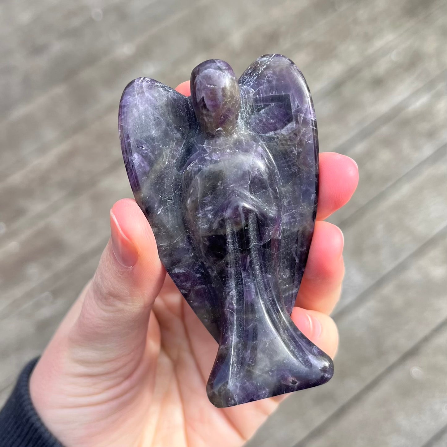 Amethyst Angel Crystal - Spiritual Protection