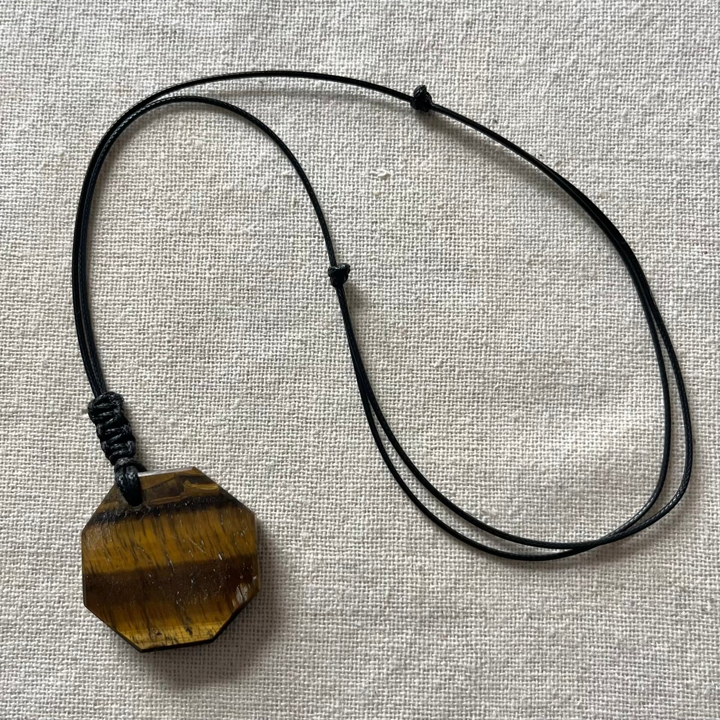 Tiger Eye Octagon Pendant