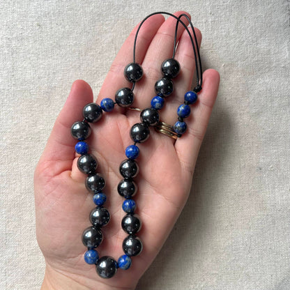 Komboloi Worry Beads - Hematite & Lapis