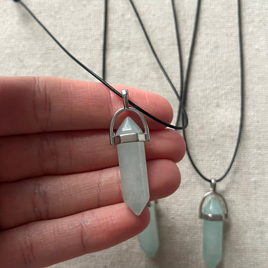 Energy Point Pendant - Jade