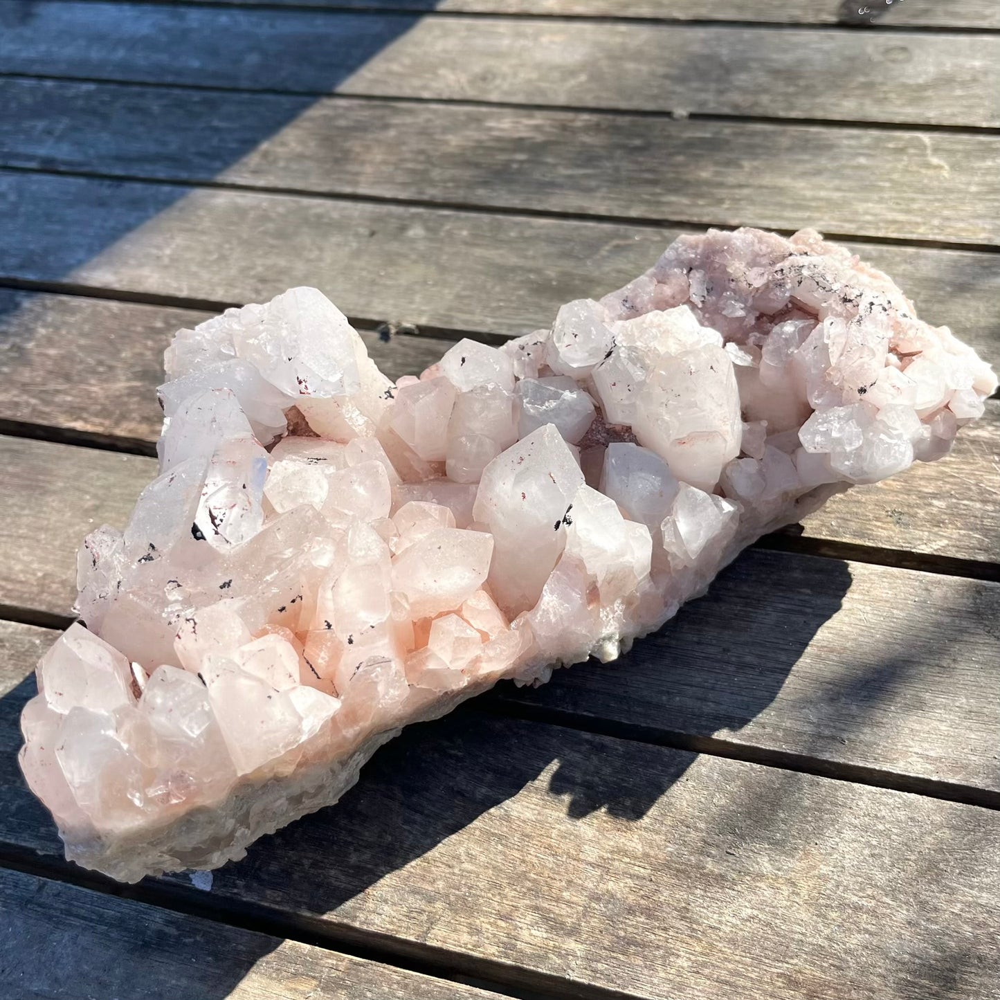 Apophyllite XL Cluster Crystal - Calming, Intuition, Clarity, Spiritual Connection