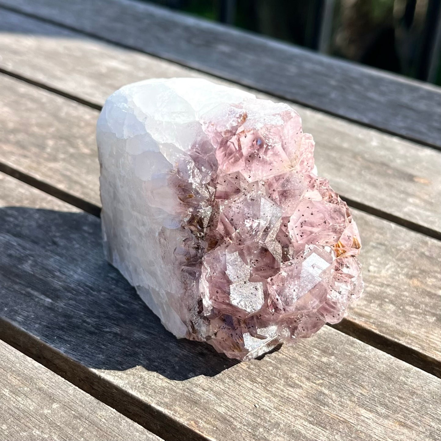 Amethyst Medium Base-Cut Crystal - Calm, Protection & Balance