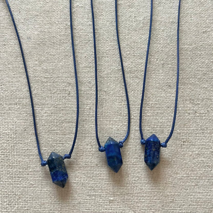 Power Point Pendant - Lapis Lazuli