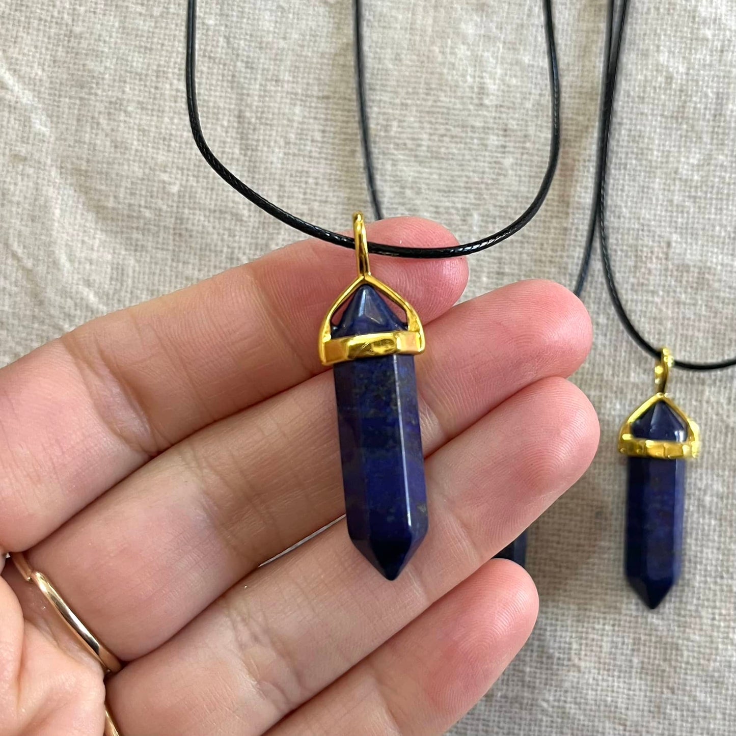 Energy Point Pendant - Lapis Lazuli
