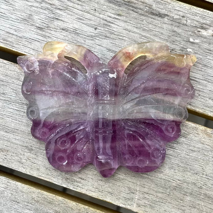Fluorite Butterfly Crystal - Clarifying, Transformative, Harmonising