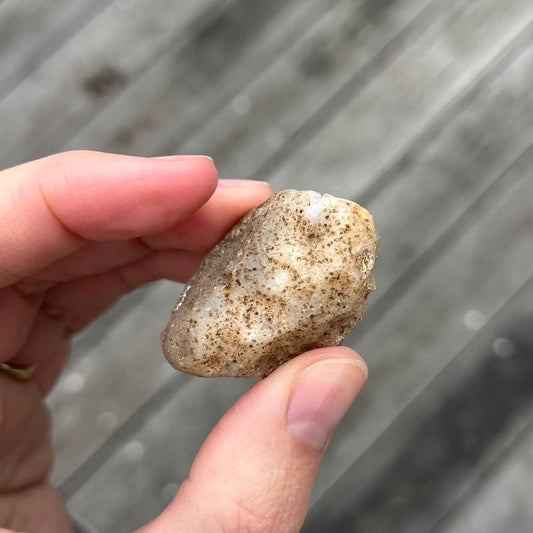 SURPRISE Quartz Geode Small Crystal - Clarity, Amplification, Light