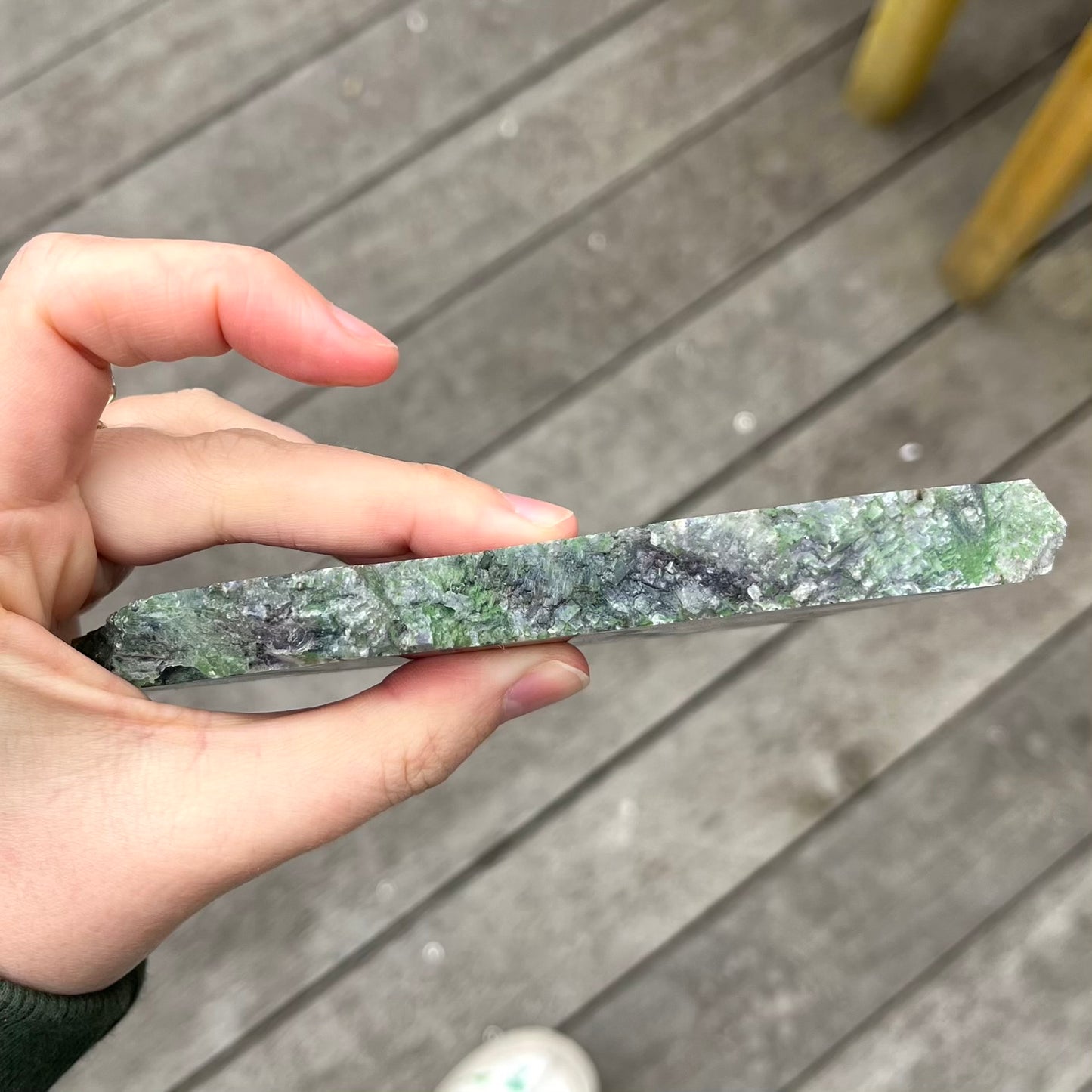 Fluorite Medium Slab Crystal - Vibrant, Clarifying, Uplifting