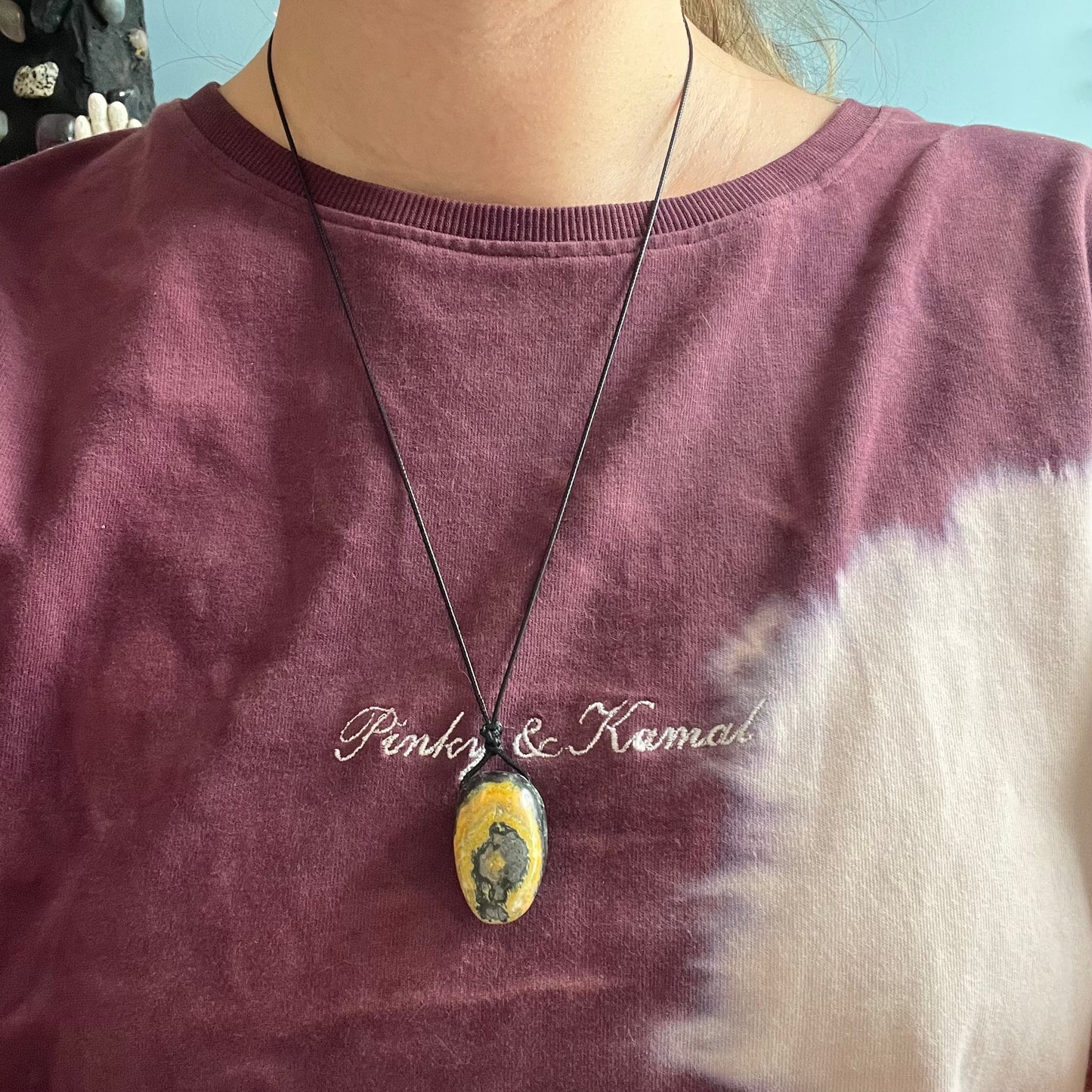 Bumblebee Jasper Pendant - ONE OF A KIND