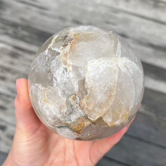 Quartz XL Sphere Crystal - Cleansing, Amplifying, Harmonising