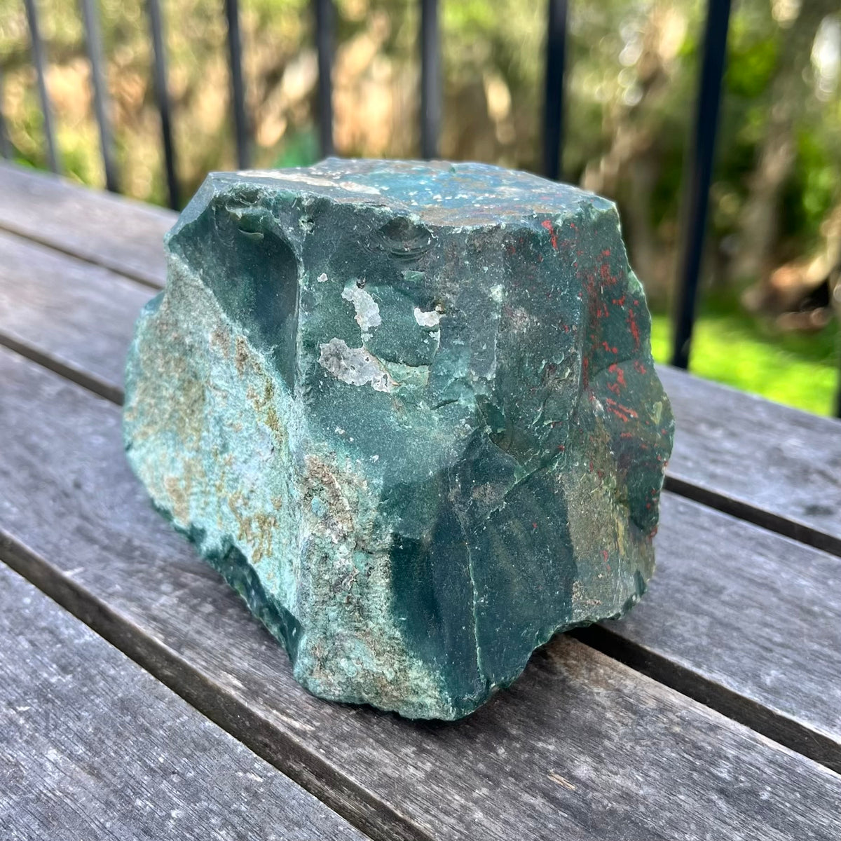 Bloodstone Large Raw Crystal – Courage, Strength