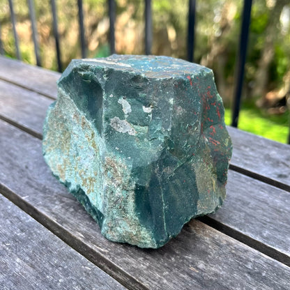 Bloodstone Large Raw Crystal – Courage, Strength