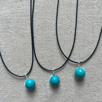 Sphere Pendant - Turquoise