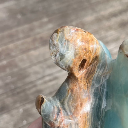 Blue Onyx XXL Angel Crystal - IMPERFECT
