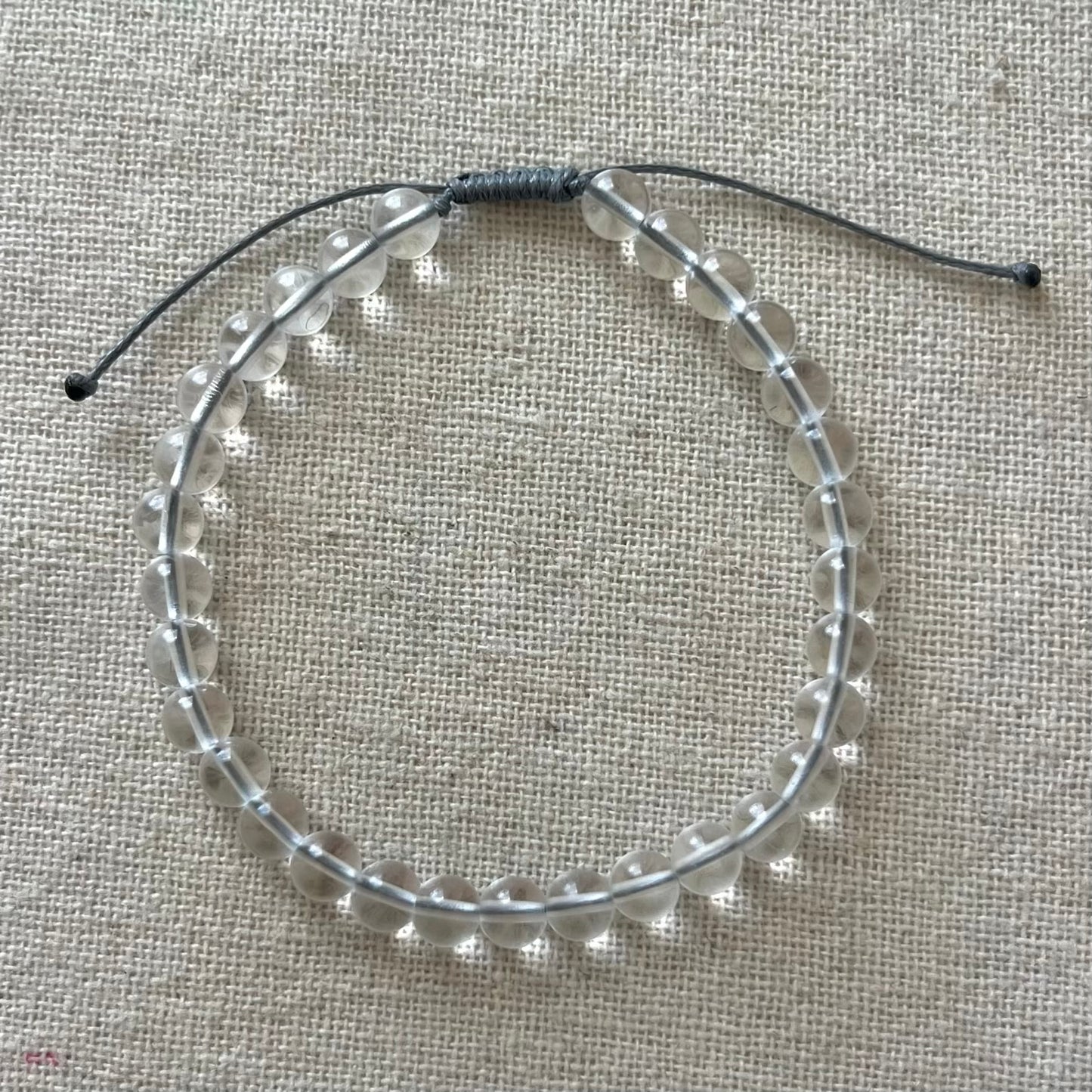 Master Healing Cord Bracelet - Clear Quartz