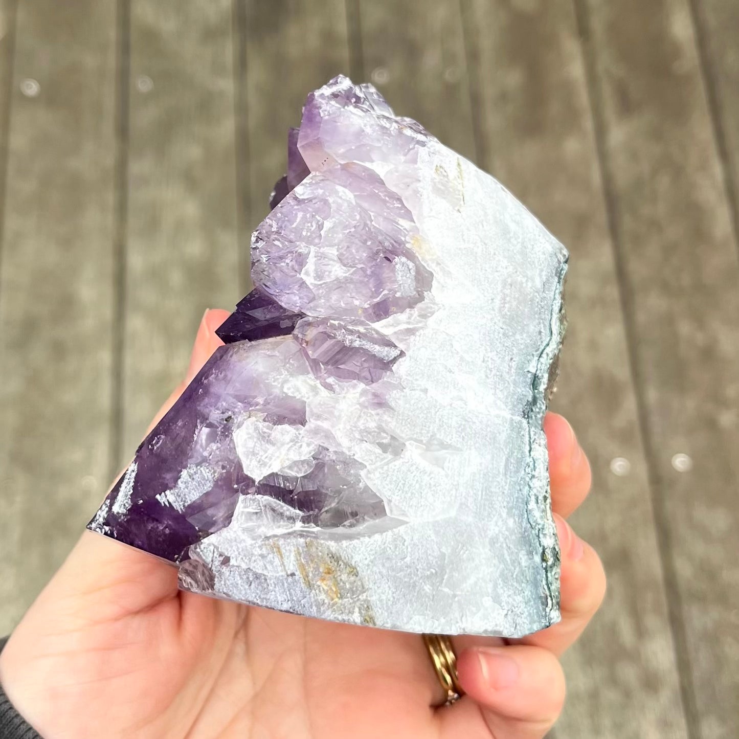 Amethyst Base-Cut Crystal – Calm, Protection & Balance