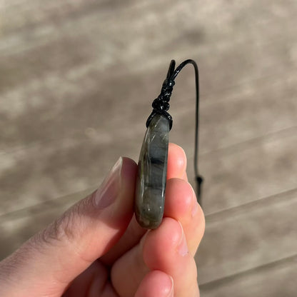Labradorite Teardrop Small Pendant - ONE OF A KIND