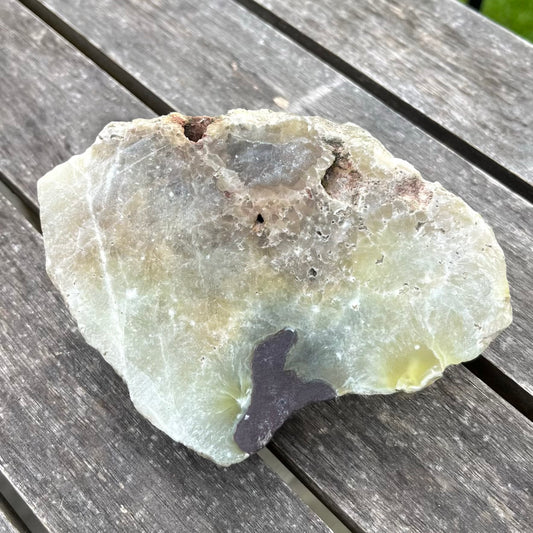 Prehnite Large Slab Crystal - Protection, Intuition