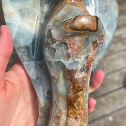 Blue Onyx XXL Angel Crystal - IMPERFECT