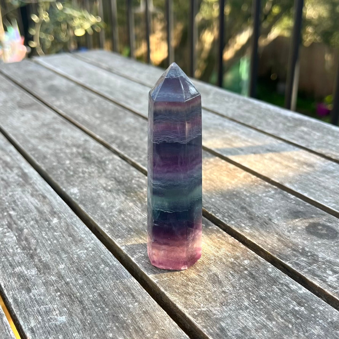 Fluorite Medium Tower Crystal - Vibrant, Clarifying, Uplifting