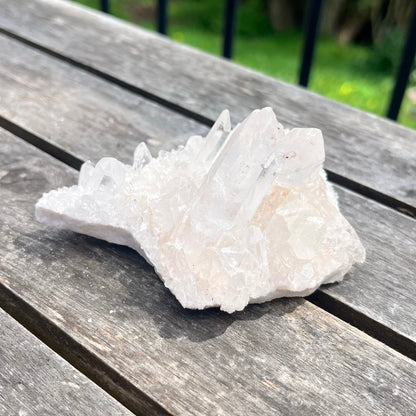 Clear Quartz Small Cluster Crystal - Wisdom, Intention
