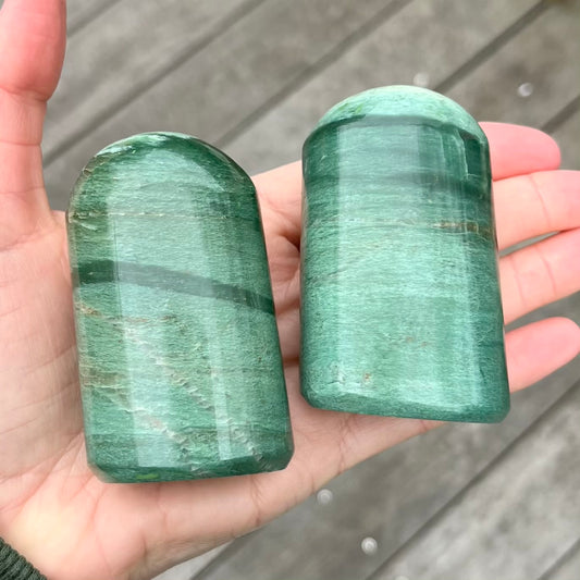 African Jade Medium Freeform Crystal - Lucky, Positivity, Harmony