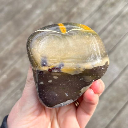 Mookaite Large Tumble Stone - Inner Strengh
