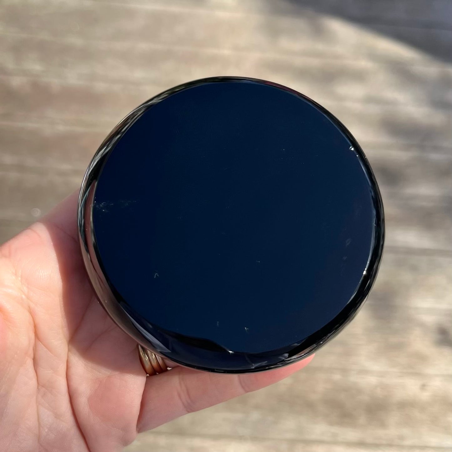 Obsidian Charging Plate - High Vibe, Protection, Spiritual Connection