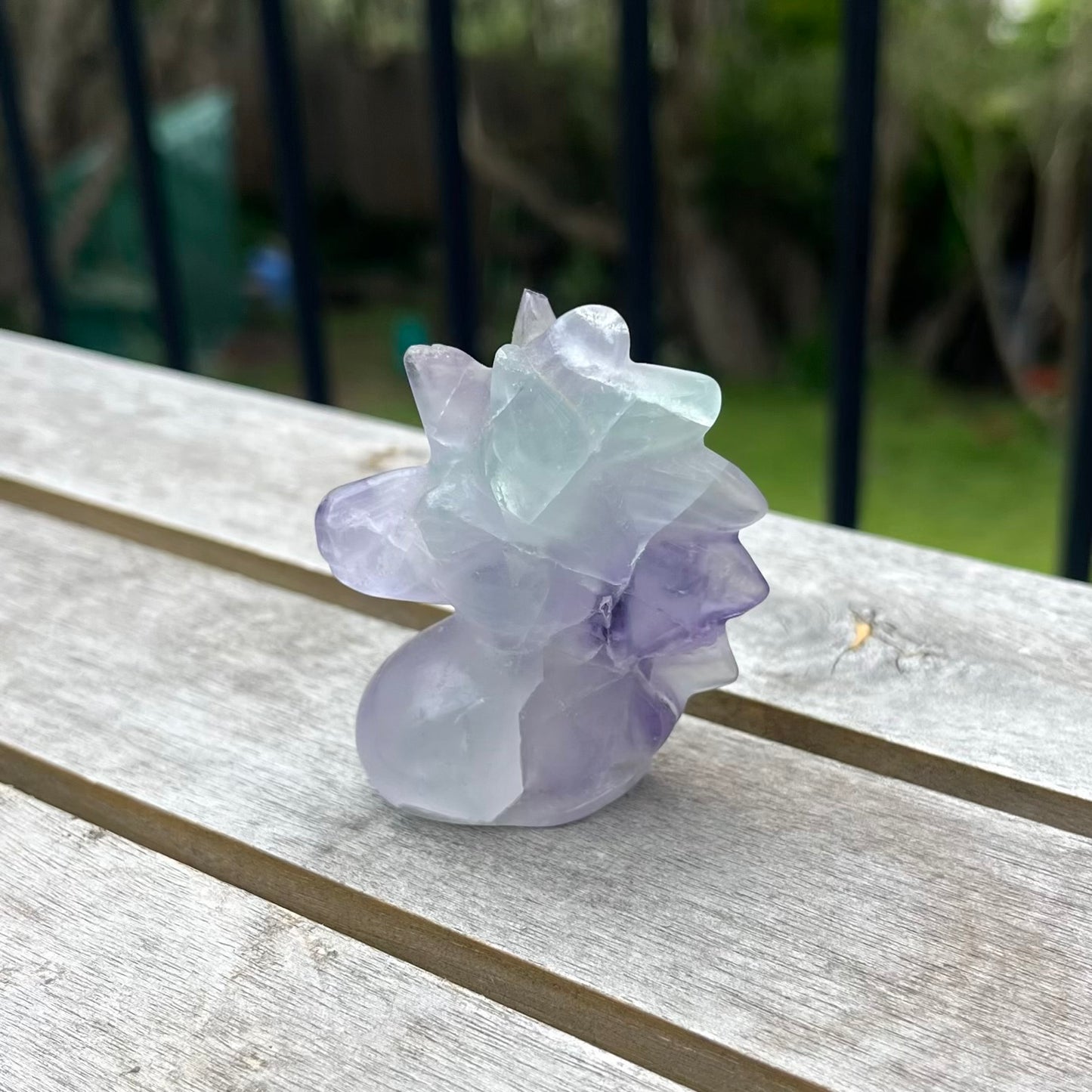 Fluorite Unicorn Crystal - Calm, Cleansing, Harmony