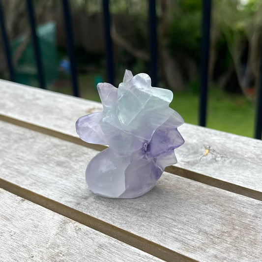 Fluorite Unicorn Crystal - Calm, Cleansing, Harmony