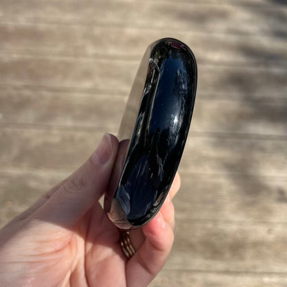 Obsidian Charging Plate - High Vibe, Protection, Spiritual Connection