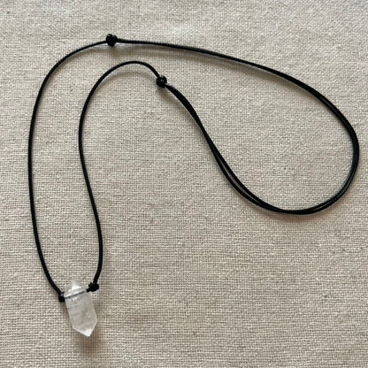 Power Point Pendant - Clear Quartz