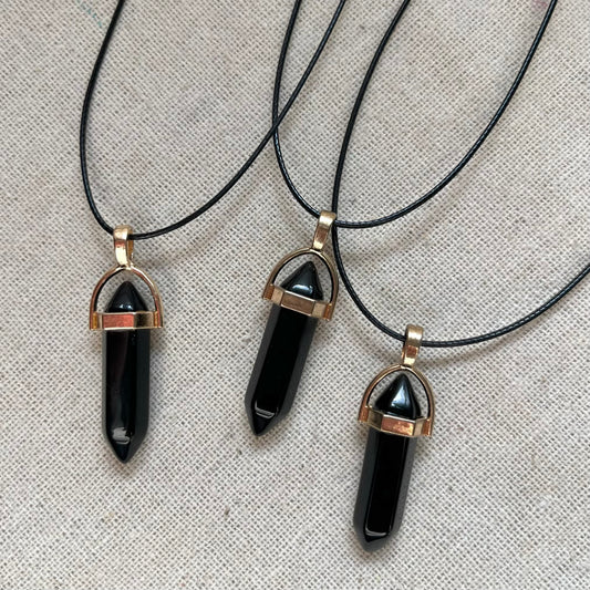 Energy Point Pendant - Onyx