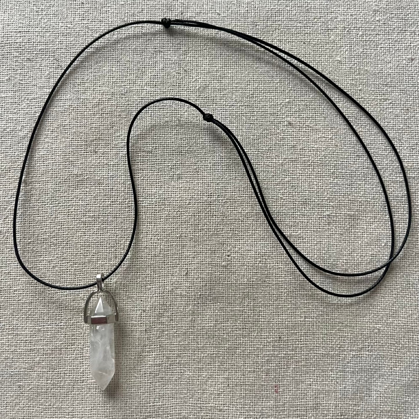 Energy Point Pendant - Clear Quartz