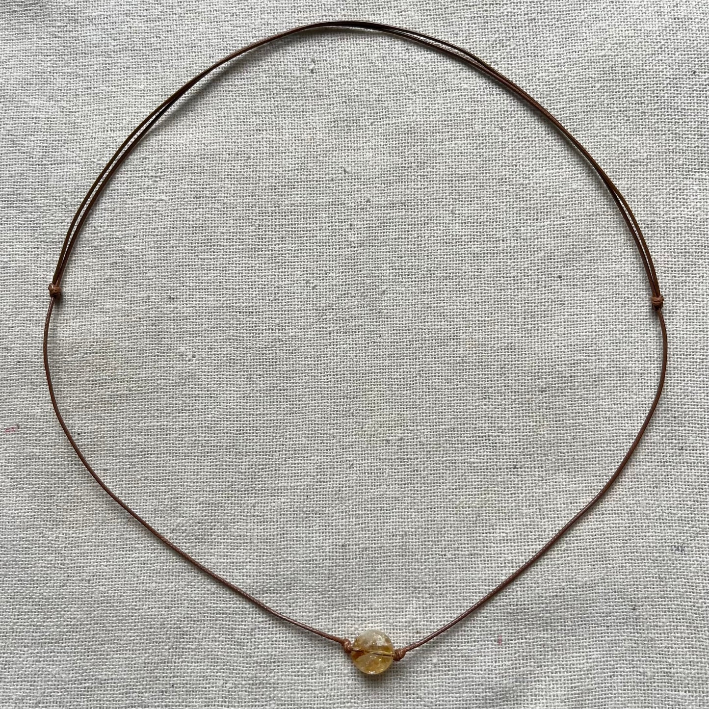 Abundant Gem Pendant - Citrine