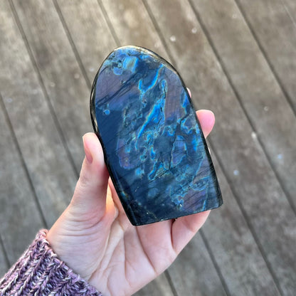 Labradorite Large Freeform Crystal - Intuition, Transformation