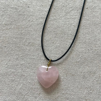 Self Love Pendant - Rose Quartz