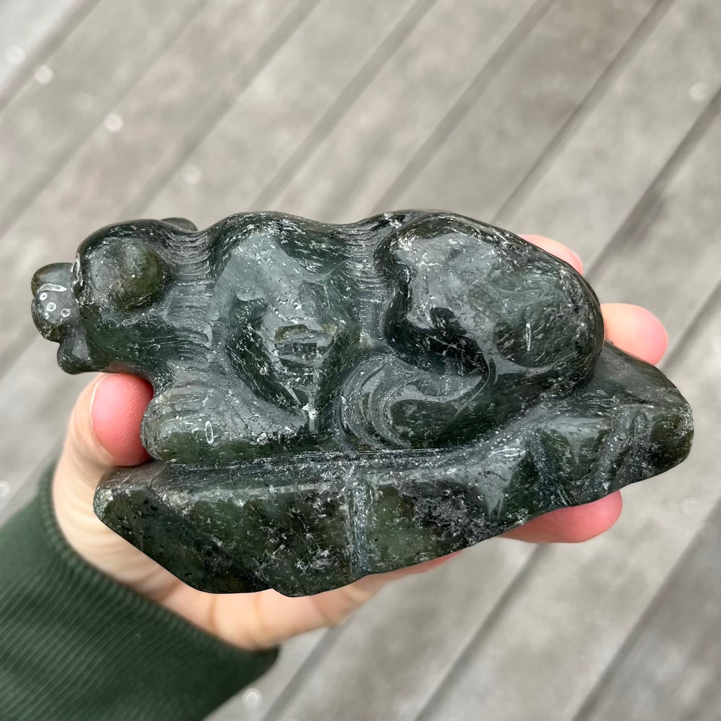Labradorite Lioness Crystal - Protective, Mystical, Transformative